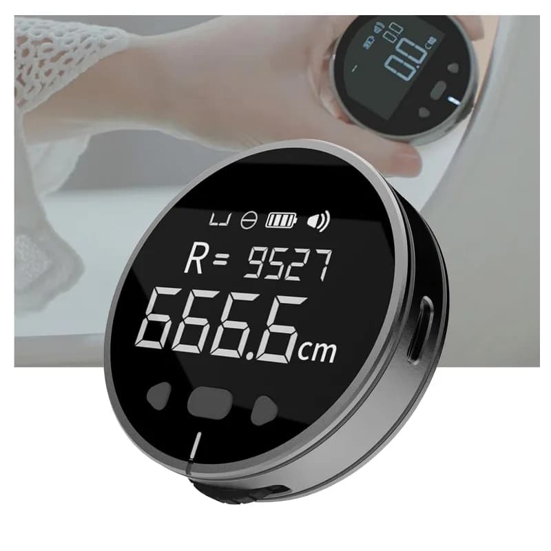 Ruban à Mesurer Électronique Numérique avec Affichage LCD – Outil de Mesure Portable