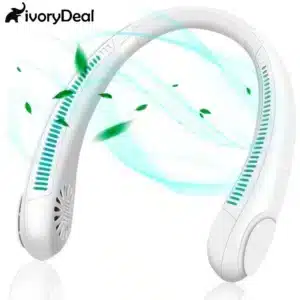 IvoryDeal-Prod03MA01-Portable-Neck-Fan 2 IvoryDeal Mini Ventillateur de Cou Portable Image Produit 01