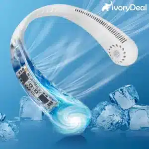 IvoryDeal-Prod03MA01-Portable-Neck-Fan 3 IvoryDeal Mini Ventillateur de Cou Portable