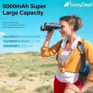 IvoryDeal-Prod03MA01-Portable-Neck-Fan 5 IvoryDeal Mini Ventillateur de Cou Portable Image Produit 04