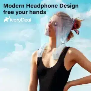 IvoryDeal-Prod03MA01-Portable-Neck-Fan 6 IvoryDeal Mini Ventillateur de Cou Portable Image Produit 05