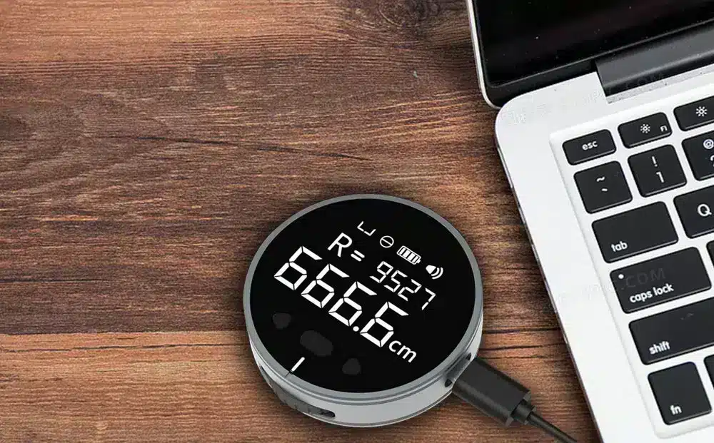 Ruban à Mesurer Électronique Numérique avec Affichage LCD – Outil de Mesure Portable 11 Ruban à mesurer multifonction pour bricolage