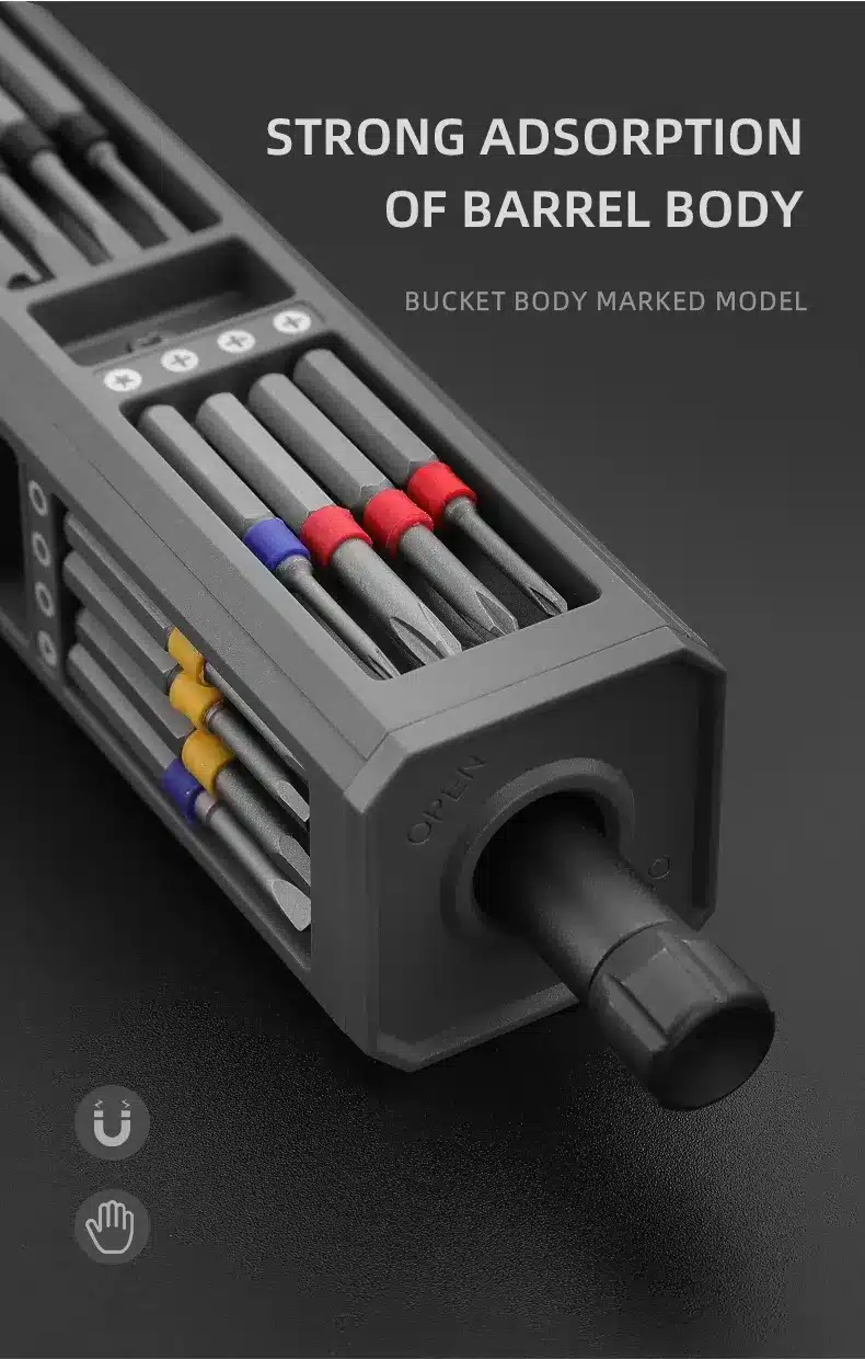 Jeu de Tournevis Magnétiques 44 en 1 – Outils de Réparation Haute Résistance 8 Tournevis de précision pour électronique et bricolage